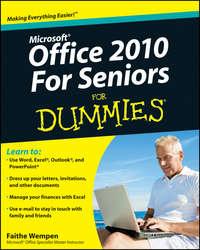 Office 2010 For Seniors For Dummies, Faithe  Wempen аудиокнига. ISDN28310172