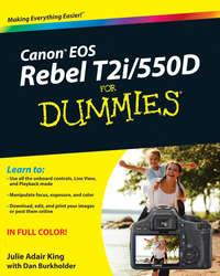 Canon EOS Rebel T2i / 550D For Dummies, Dan  Burkholder аудиокнига. ISDN28310451