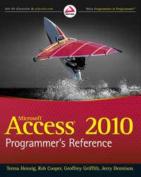 Access 2010 Programmers Reference, Teresa  Hennig audiobook. ISDN28310523