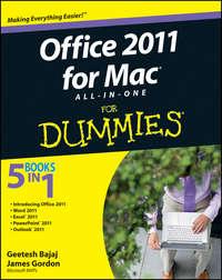 Office 2011 for Mac All-in-One For Dummies - Geetesh Bajaj