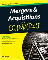 Mergers and Acquisitions For Dummies - Bill Snow