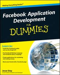 Facebook Application Development For Dummies - Jesse Stay