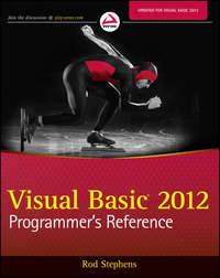 Visual Basic 2012 Programmers Reference, Rod  Stephens Hörbuch. ISDN28312386