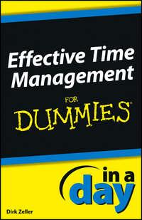Effective Time Management In a Day For Dummies - Dirk Zeller