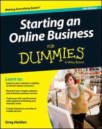 Starting an Online Business For Dummies, Greg  Holden аудиокнига. ISDN28312755