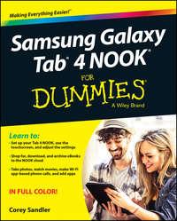 Samsung Galaxy Tab 4 NOOK For Dummies, Corey  Sandler аудиокнига. ISDN28313205