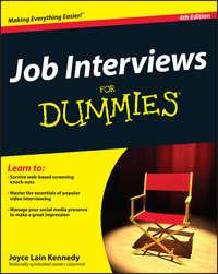 Job Interviews For Dummies - Joyce Kennedy