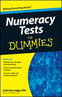 Numeracy Tests For Dummies, Colin  Beveridge audiobook. ISDN28313988