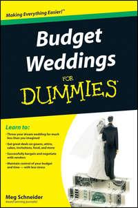Budget Weddings For Dummies - Meg Schneider