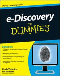 e-Discovery For Dummies, Ian  Redpath Hörbuch. ISDN28314213