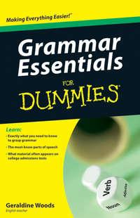 Grammar Essentials For Dummies, Geraldine  Woods książka audio. ISDN28314384