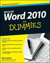 Word 2010 For Dummies, Dan  Gookin audiobook. ISDN28314744