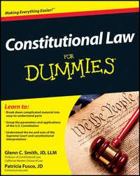 Constitutional Law For Dummies, Patricia  Fusco książka audio. ISDN28315500