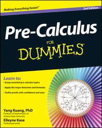 Pre-Calculus For Dummies, Yang  Kuang książka audio. ISDN28315743