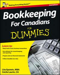 Bookkeeping For Canadians For Dummies - Lita Epstein