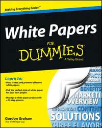 White Papers For Dummies, Gordon  Graham audiobook. ISDN28316202