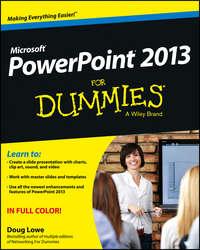 PowerPoint 2013 For Dummies, Doug  Lowe audiobook. ISDN28316229