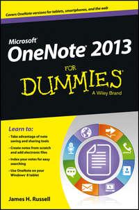 OneNote 2013 For Dummies - James Russell