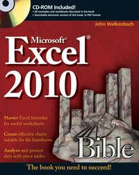 Excel 2010 Bible, John  Walkenbach audiobook. ISDN28317183