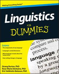 Linguistics For Dummies - Rose-Marie Dechaine