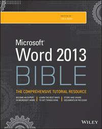 Word 2013 Bible - Lisa Bucki