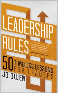 Leadership Rules. 50 Timeless Lessons for Leaders, Jo  Owen audiobook. ISDN28319100