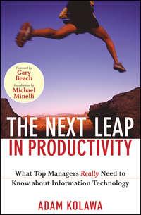The Next Leap in Productivity. What Top Managers Really Need to Know about Information Technology, Adam  Kolawa książka audio. ISDN28962005