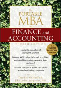 The Portable MBA in Finance and Accounting - Theodore Grossman