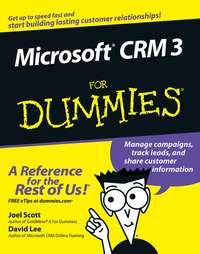 Microsoft CRM 3 For Dummies - Joel Scott