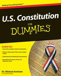 U.S. Constitution For Dummies, Michael  Arnheim książka audio. ISDN28974165