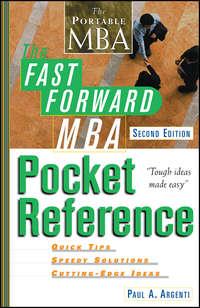 The Fast Forward MBA Pocket Reference,  аудиокнига. ISDN28974469