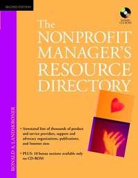 The Nonprofit Managers Resource Directory,  audiobook. ISDN28974509