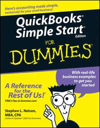 QuickBooks Simple Start For Dummies - Stephen L. Nelson