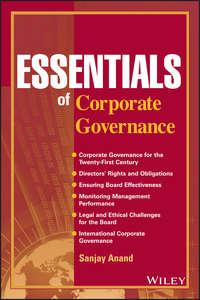 Essentials of Corporate Governance, Sanjay  Anand аудиокнига. ISDN28976405
