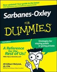 Sarbanes-Oxley For Dummies - Jill Welytok