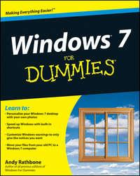 Windows 7 For Dummies, Andy  Rathbone Hörbuch. ISDN28977309
