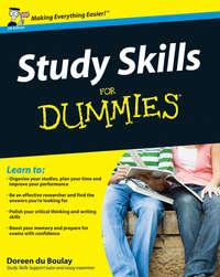 Study Skills For Dummies - Doreen Boulay