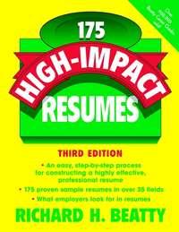 175 High-Impact Resumes - Richard Beatty