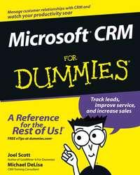 Microsoft CRM For Dummies - Joel Scott