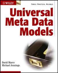 Universal Meta Data Models, David  Marco książka audio. ISDN28978053