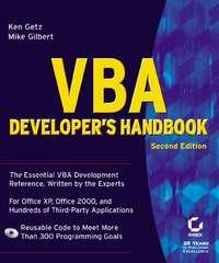 VBA Developers Handbook - Ken Getz