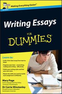 Writing Essays For Dummies - Carrie Winstanley