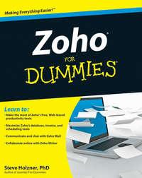 Zoho For Dummies, Steve  Holzner Hörbuch. ISDN28979261