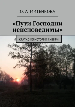 «Пути Господни неисповедимы». Кратко из истории Сибири - Ольга Митенкова