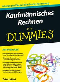 Kaufmännisches Rechnen für Dummies, Petra  Leitert książka audio. ISDN31242385