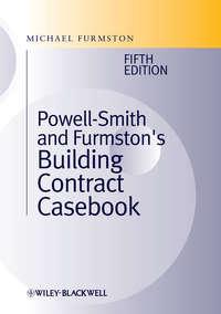 Building Contract Casebook - Michael Furmston
