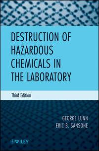 Destruction of Hazardous Chemicals in the Laboratory,  аудиокнига. ISDN33813750