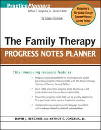 The Family Therapy Progress Notes Planner - Berghuis David