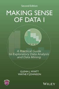 Making Sense of Data I. A Practical Guide to Exploratory Data Analysis and Data Mining,  książka audio. ISDN33814630