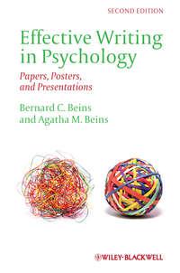 Effective Writing in Psychology. Papers, Posters,and Presentations - Beins Bernard